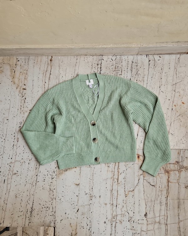 Green Cardigan