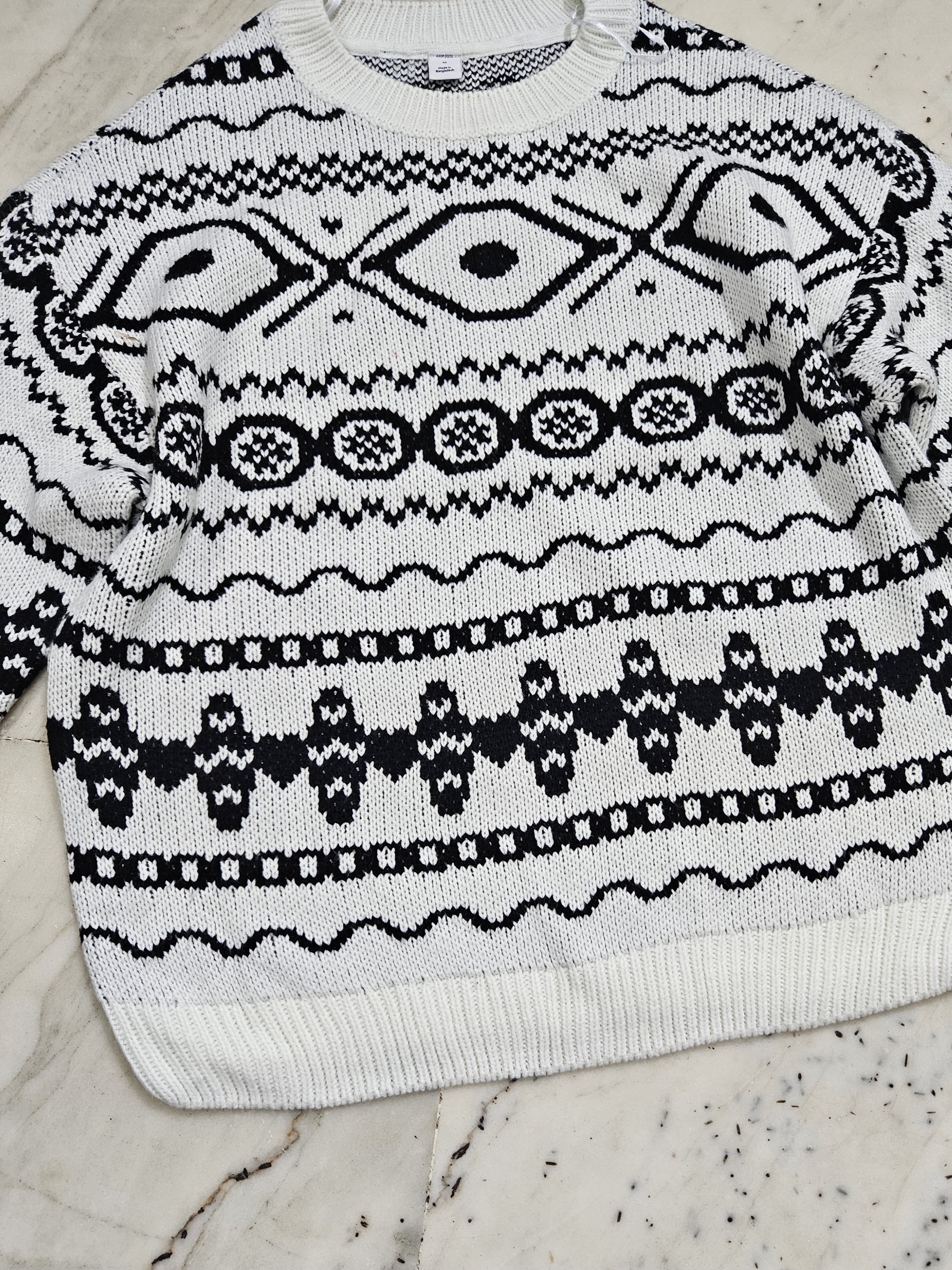 Printed Sweater