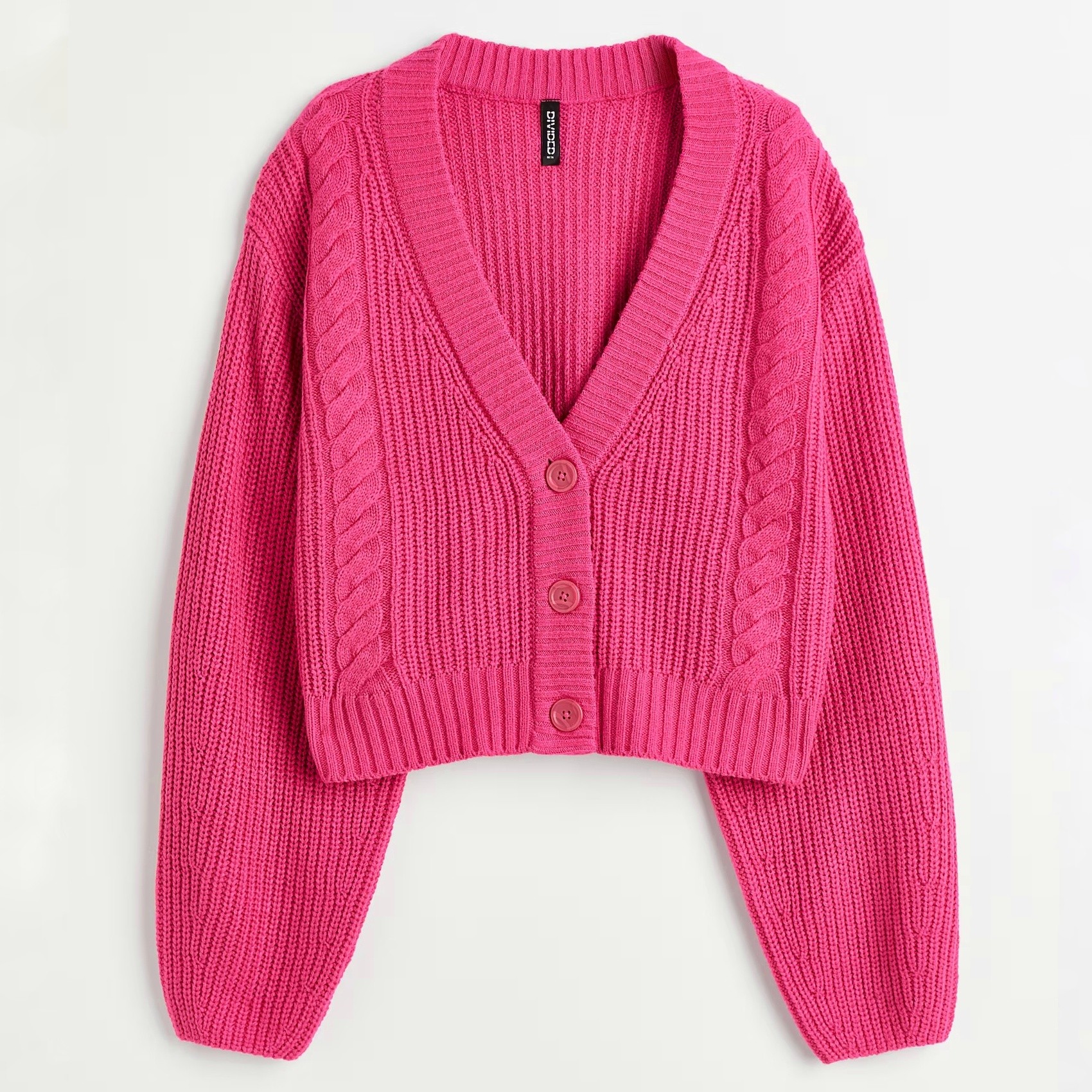 Oversize Pink Cardigan