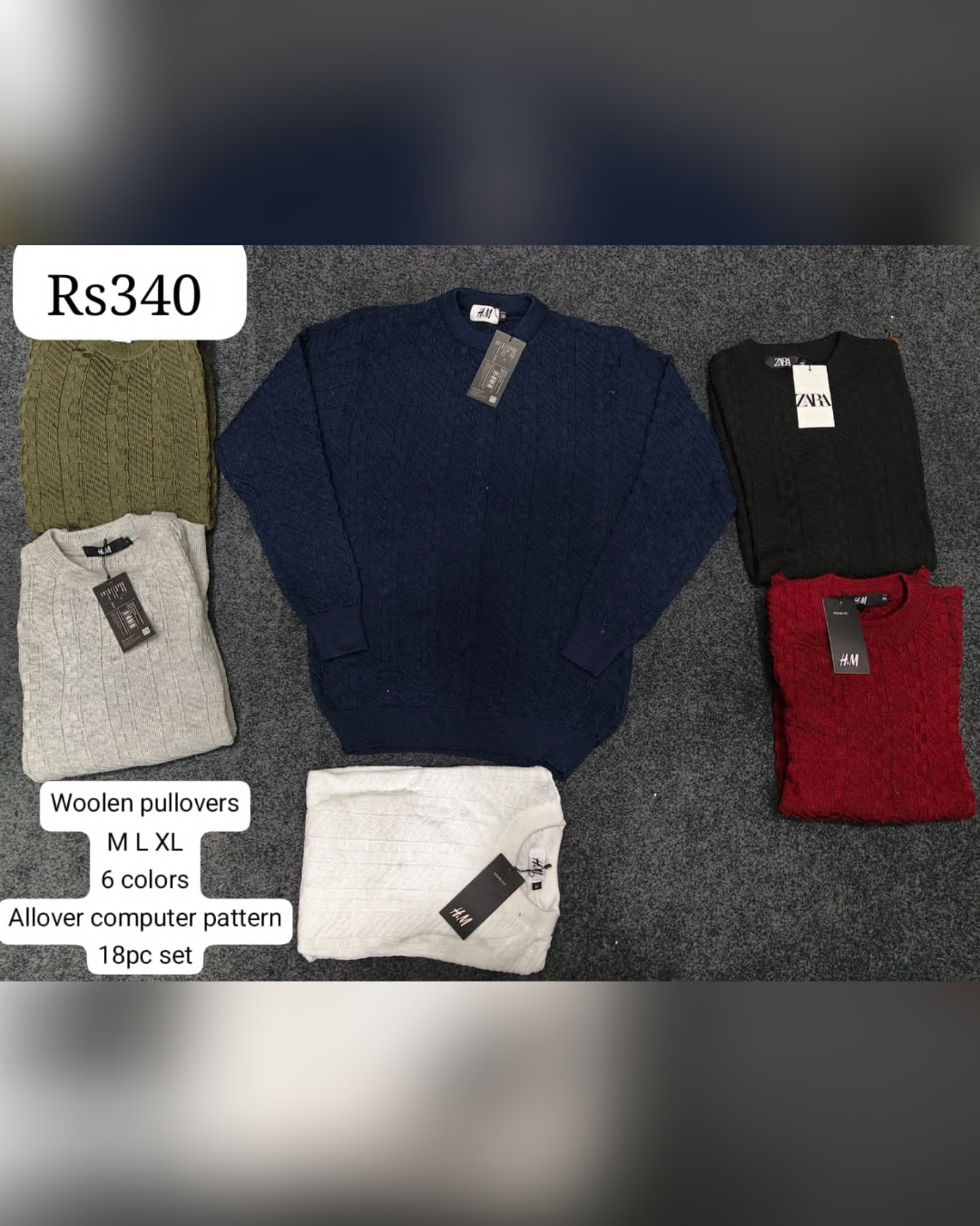 Woolen pullovers